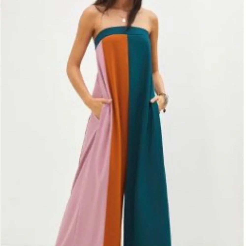 💗Hutch strapless wide leg jumpsuit - Picture 1 of 8
